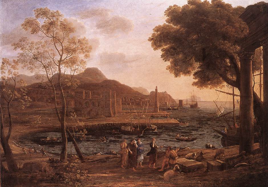 Harbour Scene with Grieving Heliades dfg